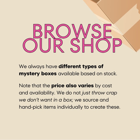 MALL BRANDS MYSTERY BOX 8 Piece Reseller Box: Assorted Brands & Sizes - Picture 4 of 6